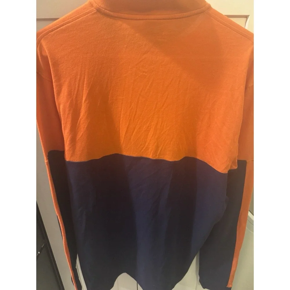 AUBURN TIGERS Under Armour 1/4 Zip Pullover‎ Large Sweatshirt WAR EAGLE Orange